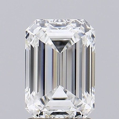 Diament laboratoryjny bezbarwny szlif szmaragdowy, 2.08ct, VVS1, F, IGI, LG635417763